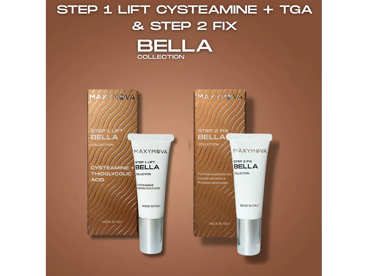 KIT PASO 1 Cisteamina +TGA Y 2 PASO TUBO BELLA COLLECTION 10 ML. 1
