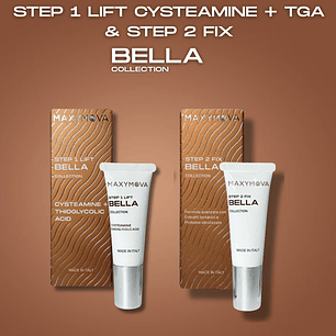 KIT PASO 1 Cisteamina +TGA Y 2 PASO TUBO BELLA COLLECTION 10 ML.