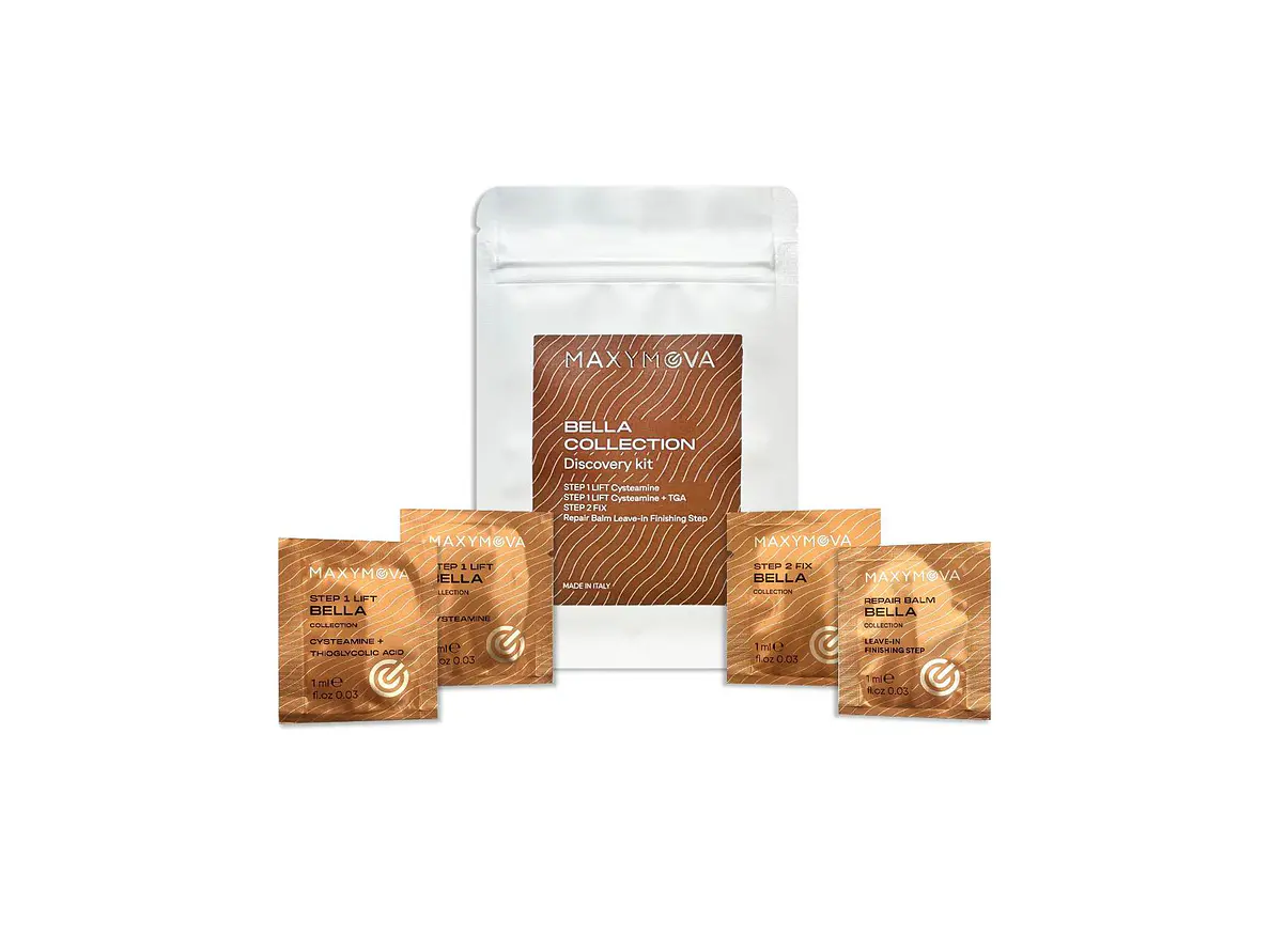 KIT DE PRUEBA EN SOBRES MONODOSIS – SISTEMA COREANO PARA PESTAÑAS Y CEJAS DE LA COLECCIÓN BELLA – 4 X 1 ML. 1