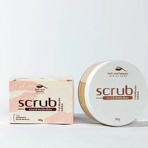SCRUB EXFOLIANTE DE COCO Y VAINILLA BALM 30grs