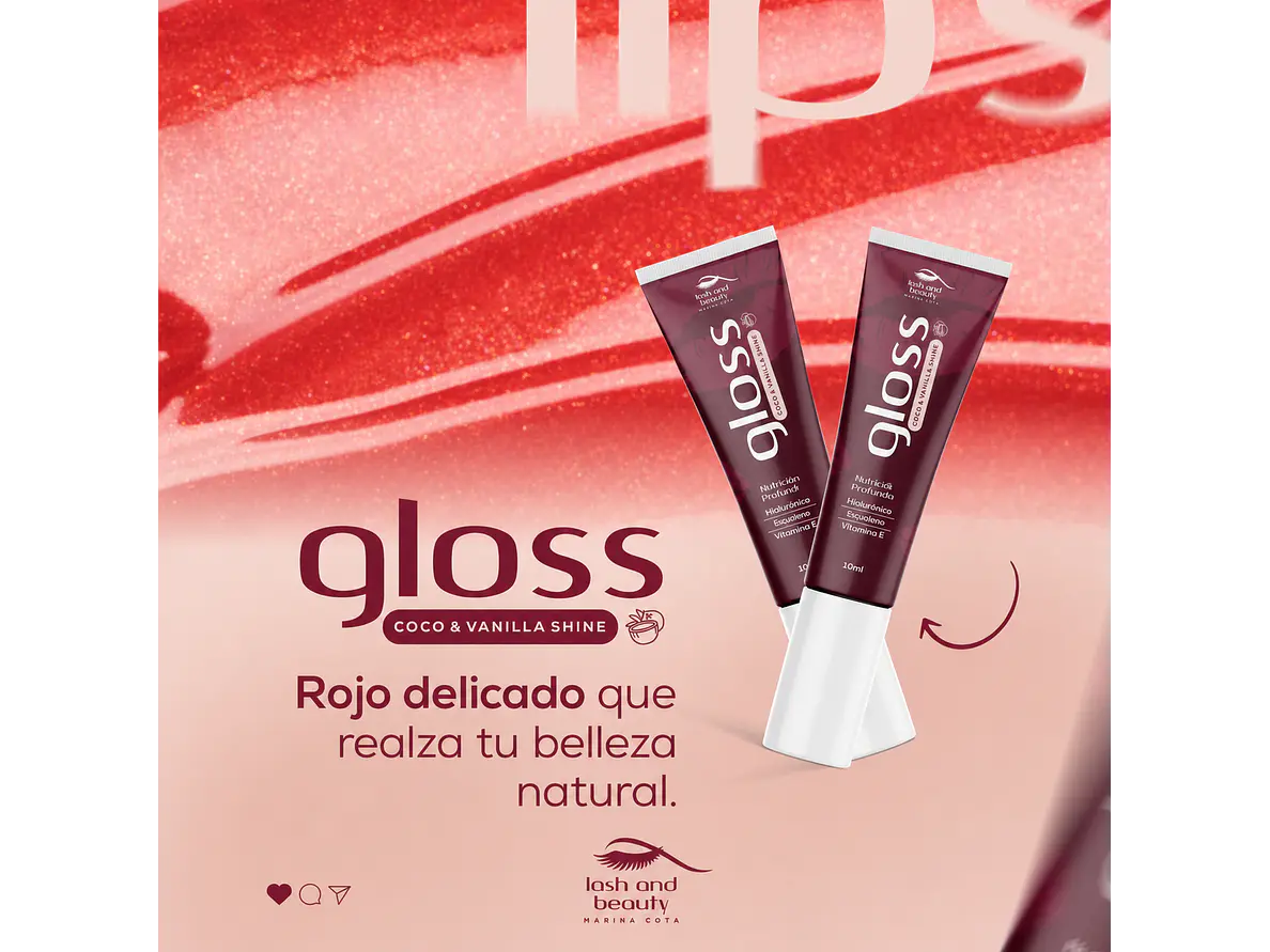 GLOSS COCO VAINILLA SHINE 10ml 1