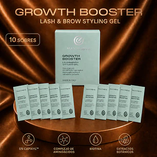 GROWTH BOOSTER STYLING GEL  SACHET 10 X 1.5 ML  (ACELERADOR DEL CRECIMIENTO AVANZADO SERUM GEL PARA PESTAÑAS Y CEJAS)