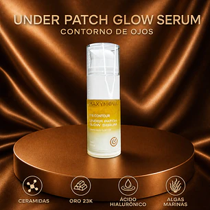 UNDER PATCH GLOW SERUM, CUIDADO DEL CONTORNO DE OJOS CON ORO 23K