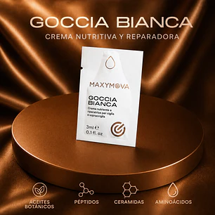 GOCCIA BIANCA MASCARILLA NUTRITIVA Y REPARADORA DE CEJAS Y PESTAÑAS (5 sobres)