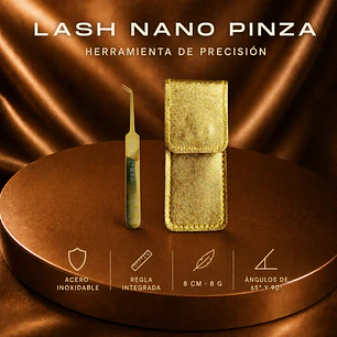 LASH NANO PINZA MAXYMOVA – HERRAMIENTA DE PRECISIÓN IDEAL PARA ARMAS LOS GRUPOS DE PESTAÑAS EN EL LIFTING COREANO.