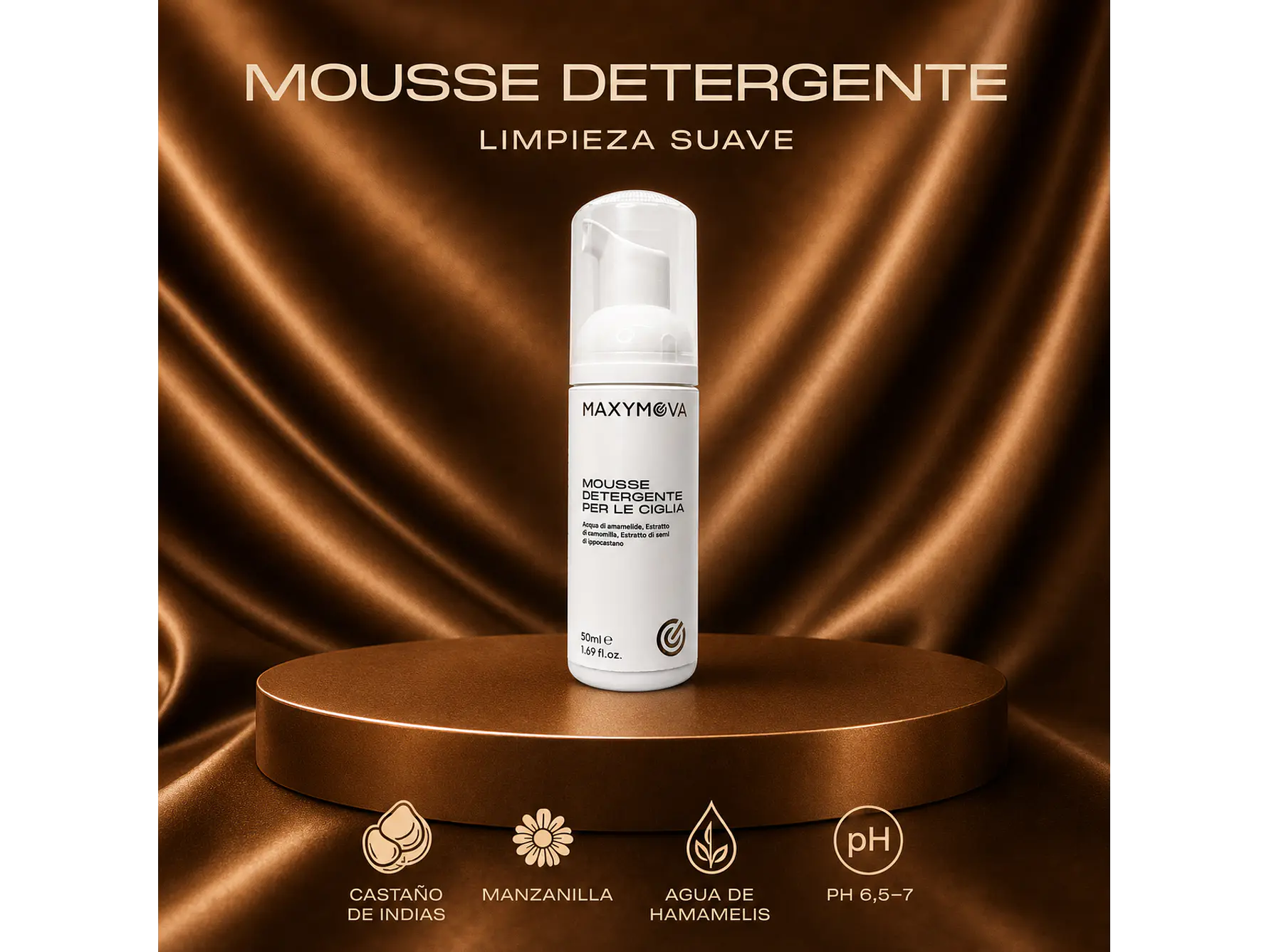 MOUSSE PESTAÑA Y CEJAS 50ml 1