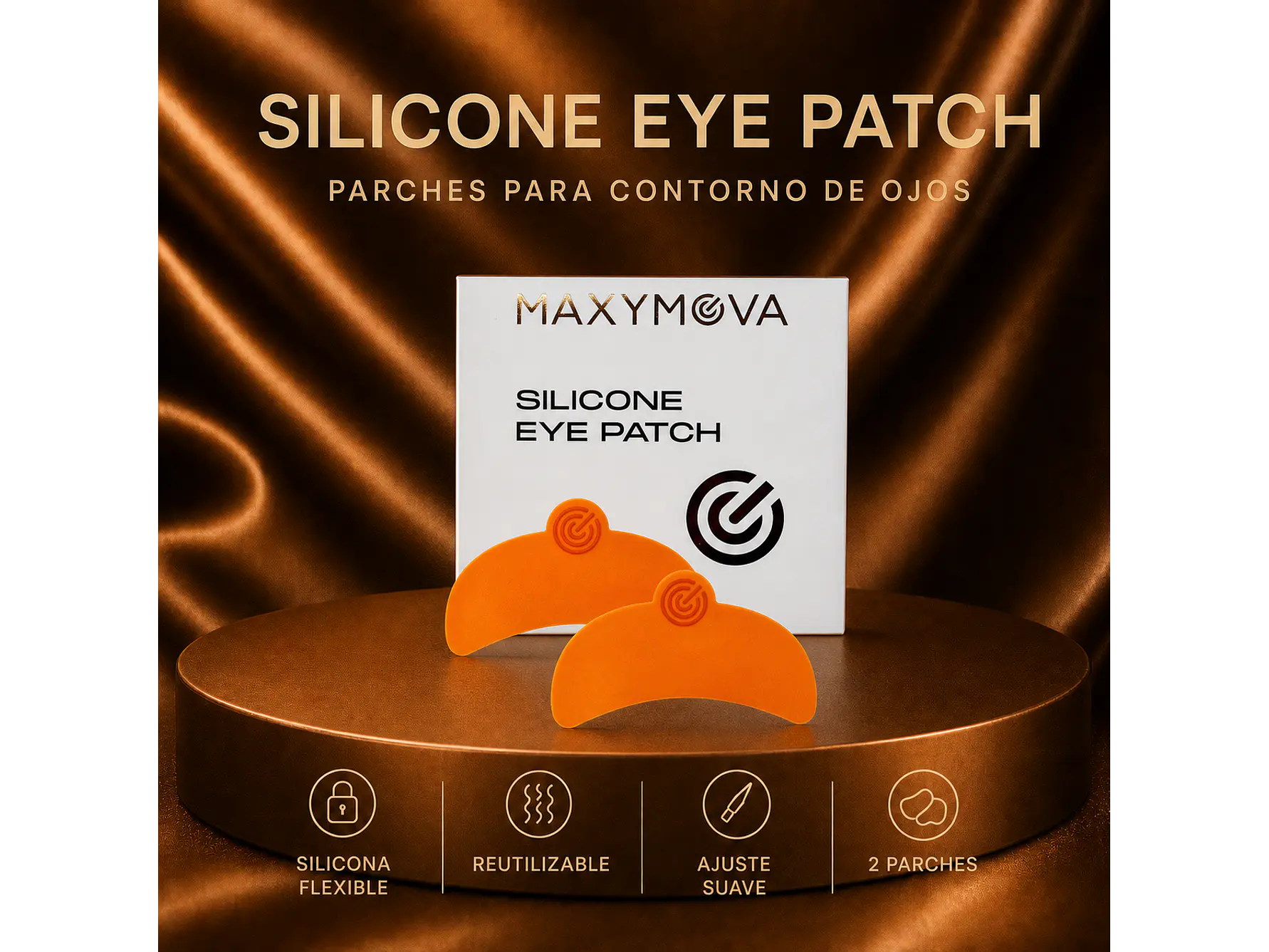 SILICONE EYE PATCH (NARANJA) 1