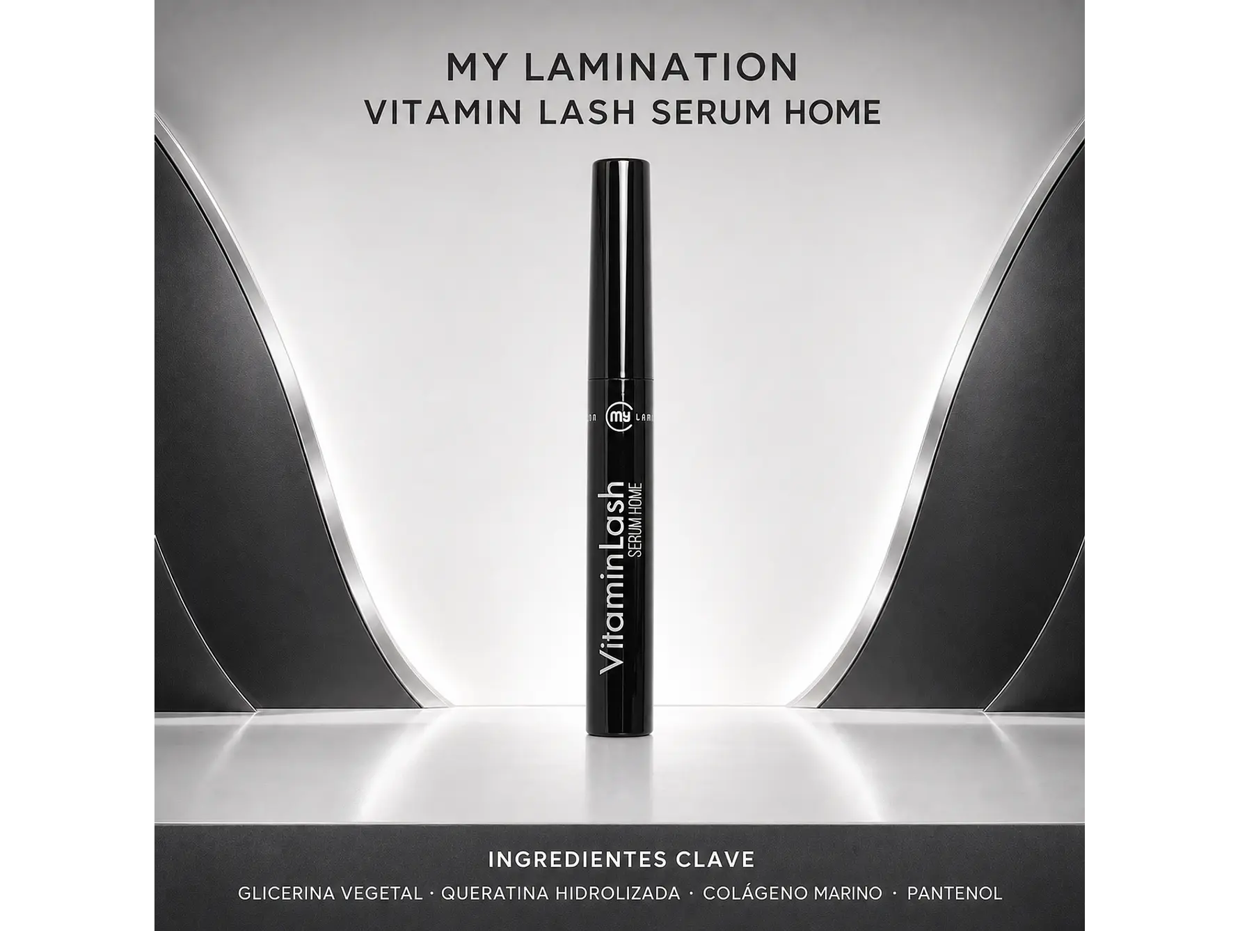 VITAMINA LASH SERUM HOME BLACK O TRANSPARENTE (DETALLE Y MAYORISTA) 10ml 1