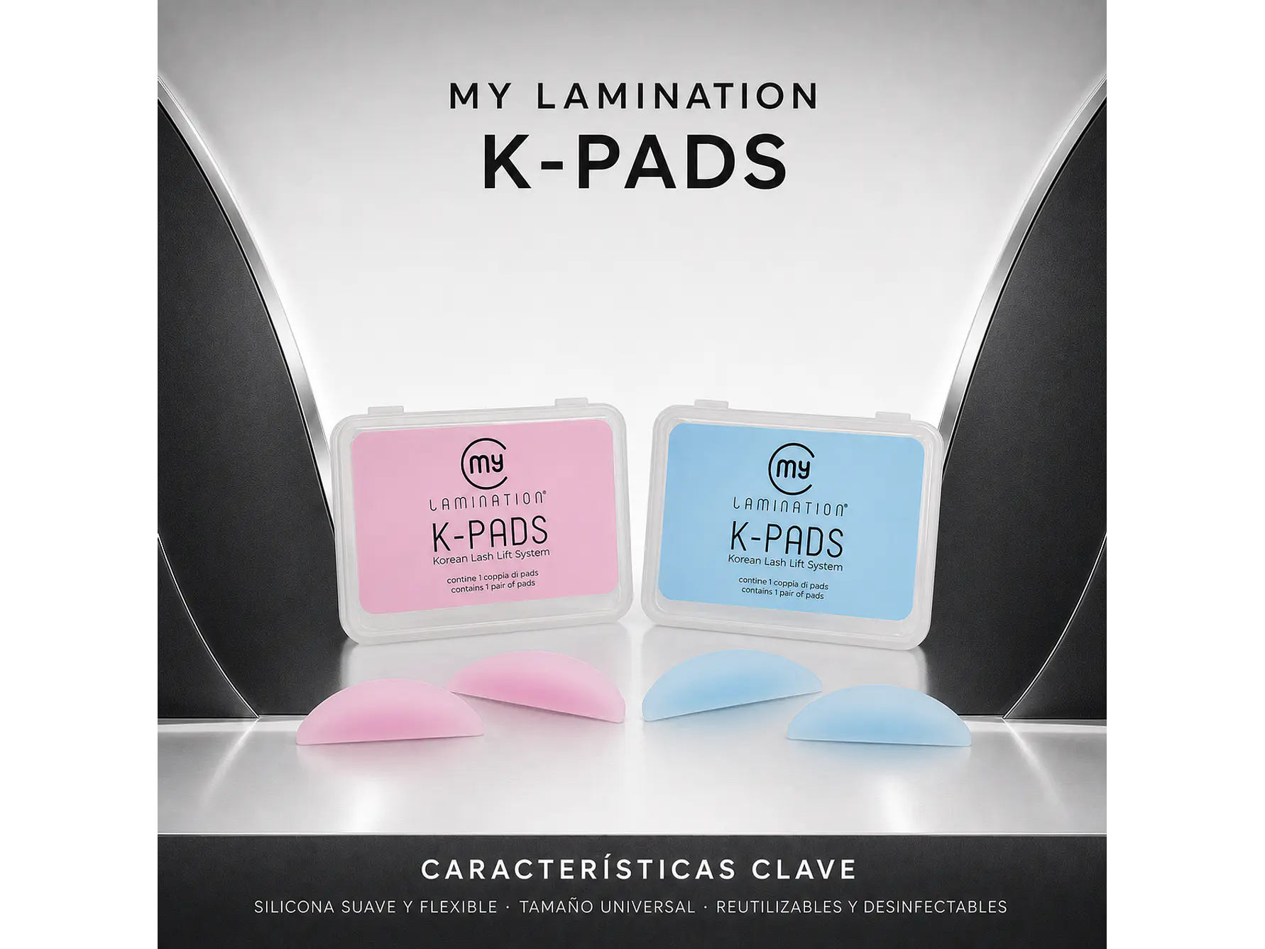 K-PADS (par rosado y celeste) MY LAMINATION 1