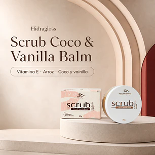 SCRUB EXFOLIANTE DE COCO Y VAINILLA BALM 30grs