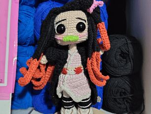 Nezuko Amigurumi a pedido