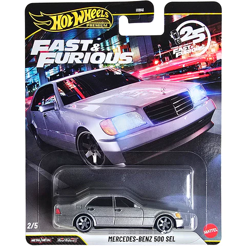 Hot Wheels Premium (Fast & Furious - 25 Years/Ans Of Fast & Furious) - Mercedes-Benz 500 SEL