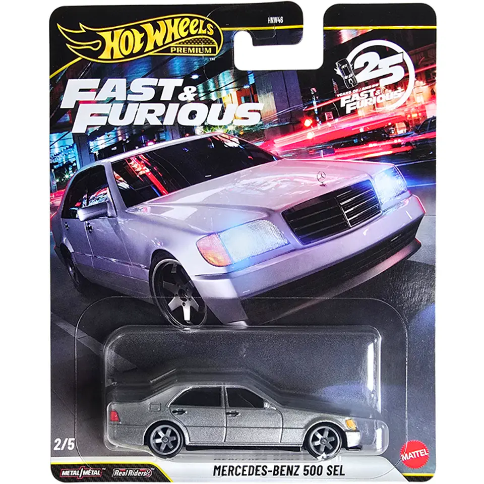 Hot Wheels Premium (Fast & Furious - 25 Years/Ans Of Fast & Furious) - Mercedes-Benz 500 SEL 1