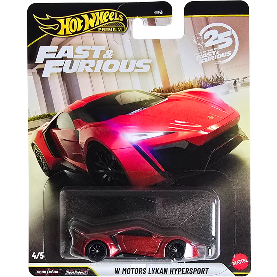 Hot Wheels Premium (Fast & Furious - 25 Years/Ans Of Fast & Furious) - W Motors Lykan Hypersport 1