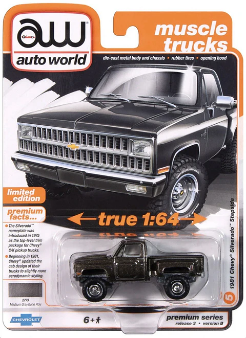 Auto World 1981 Chevrolet Silverado 10 Stepside 4x4