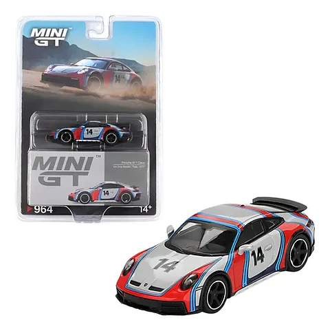 Mini Gt Porsche 911 Dakar Ice Gray Metallic Rally 1978