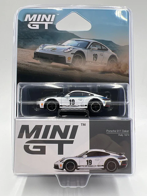 Mini GT Porsche 911 Dakar Rally 1974 White