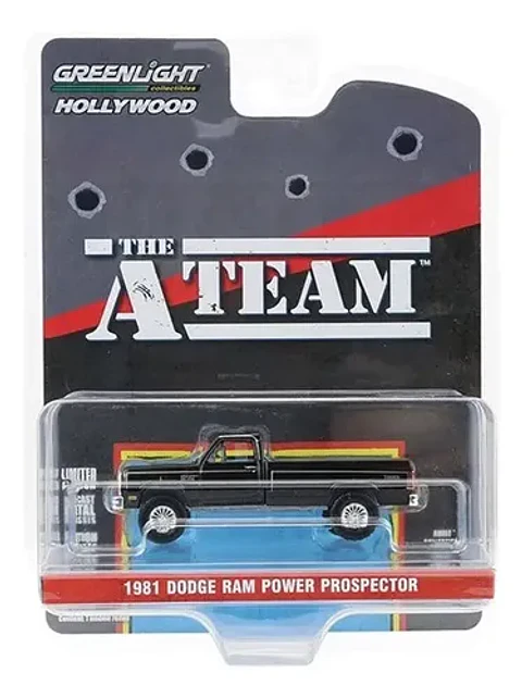 Greenlight 1981 Dodge Ram Power Pickup (Negra)