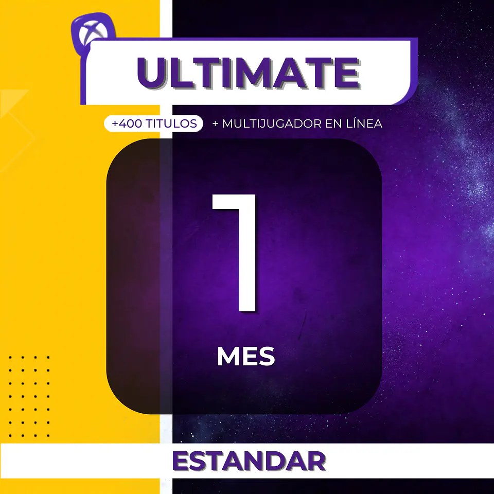 Game Pass Ultimate 1 Mes Cuenta Compartida Xbox One Xbox Series 1
