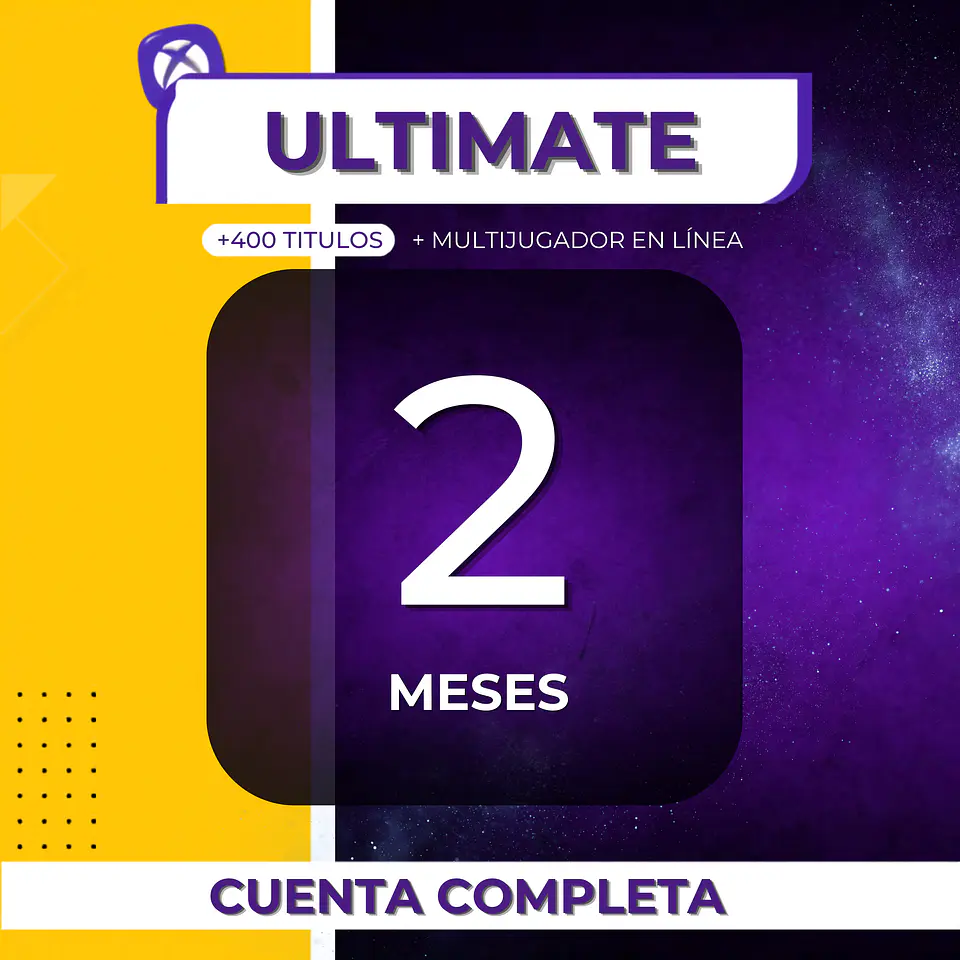 Game Pass Ultimate 2 Meses Cuenta Completa Xbox One Xbox Series Windows 1