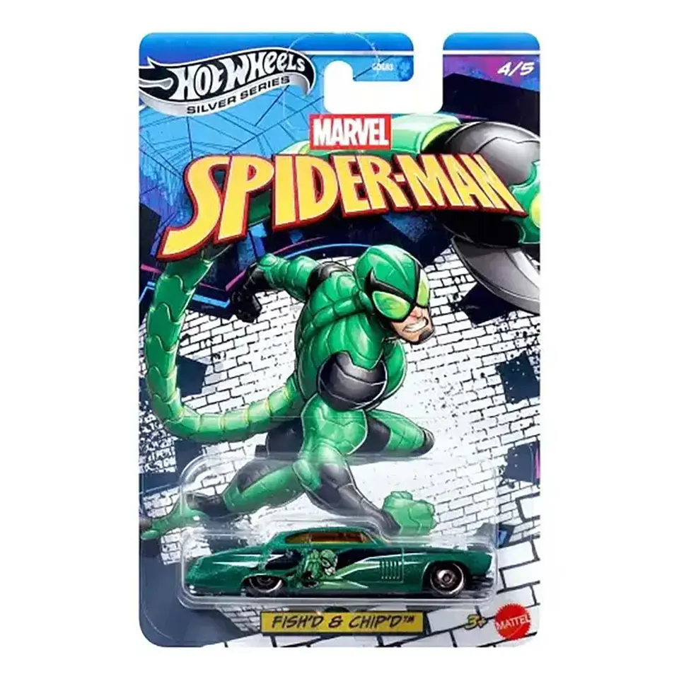 Hot Wheels Silver Series Spider-Man Fish'd & Chip'd  1