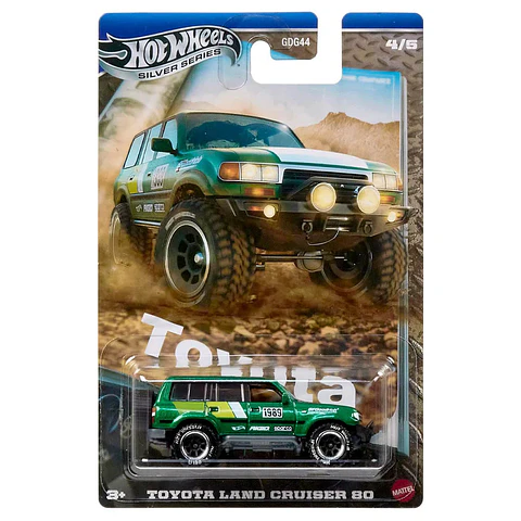 Hot Wheels Silver Series Toyota Land Cruiser 80