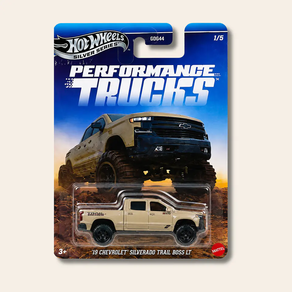 Hot Wheels Silver Series 2019 Chevrolet Silverado Trail Boss 1