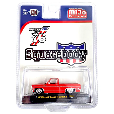 M2 Machines Mijo Exclusive 1976 Chevrolet Silverado Bonanza-10 Spirit of '76