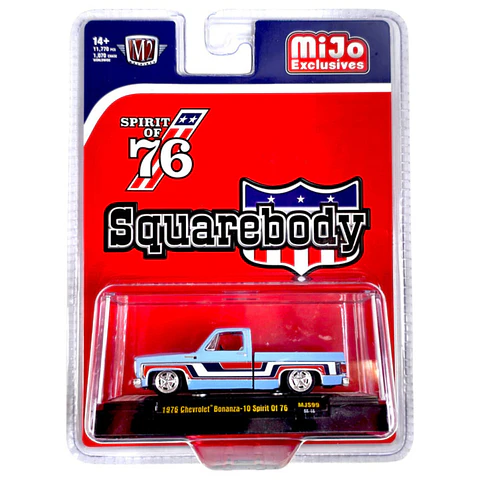 M2 Machines Mijo Exclusive 1976 Chevrolet Silverado Bonanza-10 Spirit of '76