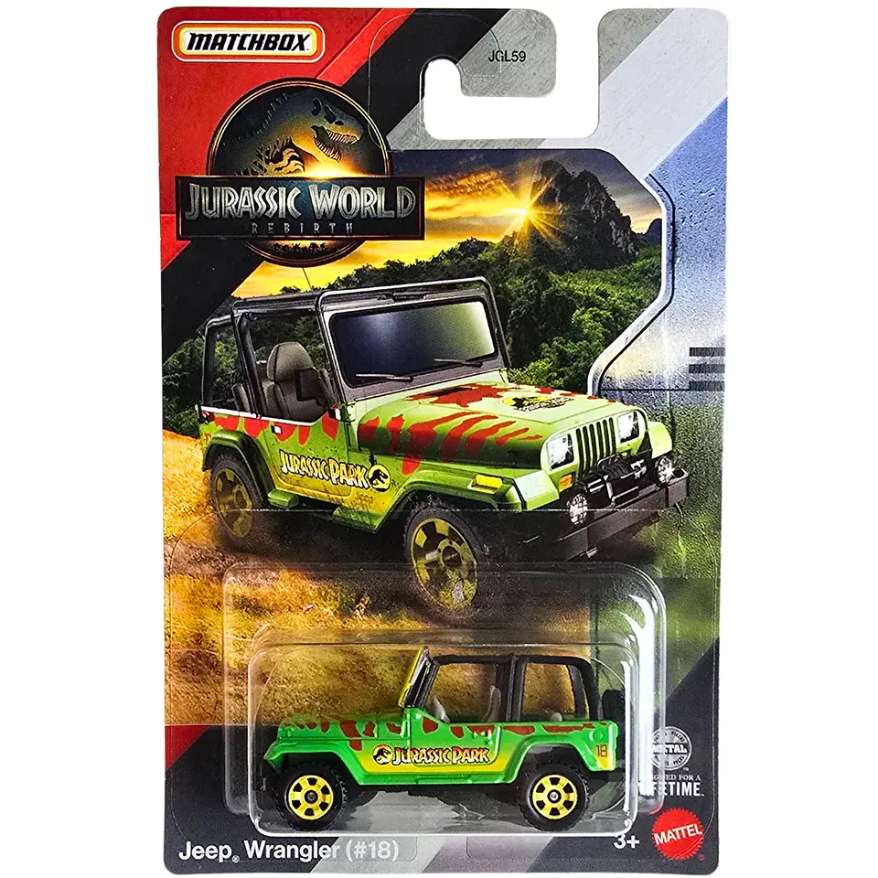 Jeep Wrangler Matchbox Jurassic World Rebirth 1