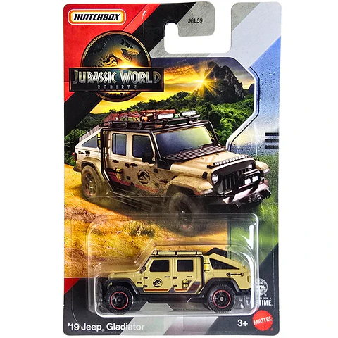 '19 Jeep Gladiator Matchbox Jurassic World Rebirth