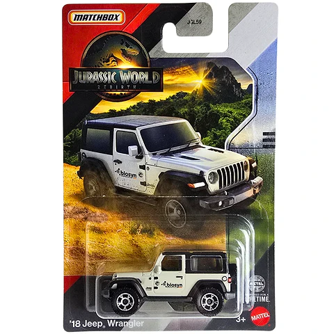 Jeep Wrangler Matchbox Jurassic World Rebirth