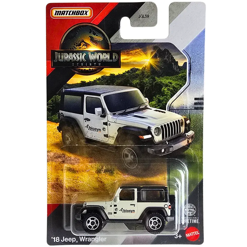 Jeep Wrangler Matchbox Jurassic World Rebirth 1