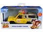 Pizza Planet Truck Yellow (Weathered) with Beige Camper Toy Story Movie 