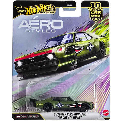 Hot Wheels Premium (Aéro Styles) - Custom / Personnalise '70 Chevy Nova