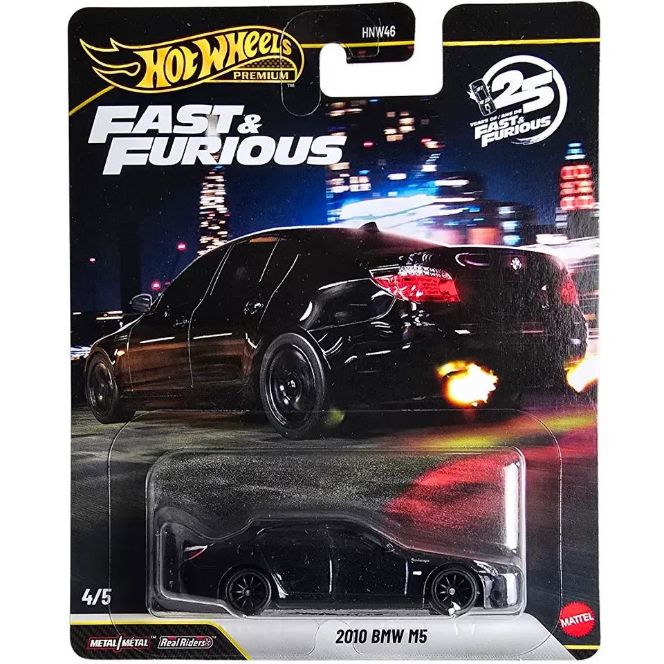 Hot Wheels Premium (Fast & Furious - 25 Years-Ans Of Fast & Furious) - 2010 BMW M5 1