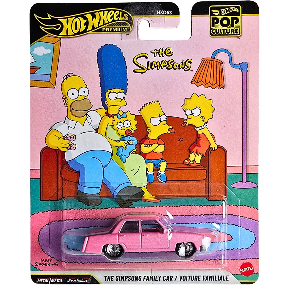 Hot Wheels Premium (The Simpsons) - The Simpsons Family Car / Voiture Familiale 1