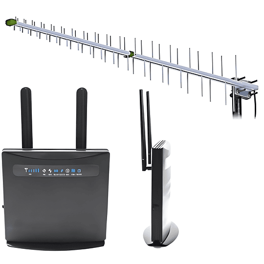 Kit para internet Router Yeacomm P21 + Antena Super Yagi