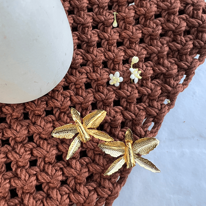 Aretes Orquídea Colombia  1