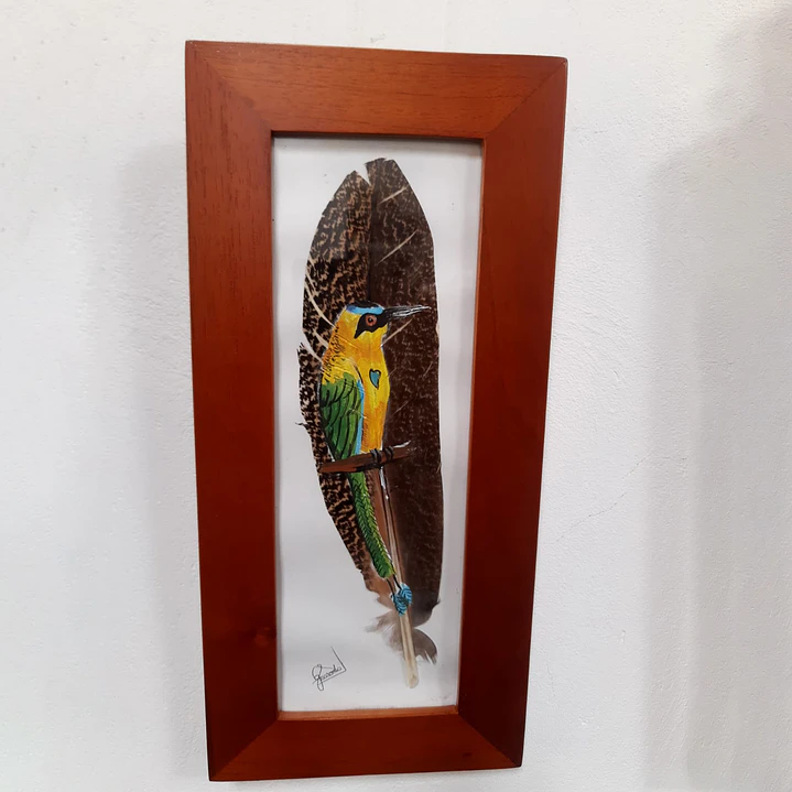 Cuadro Cacique o Torito Cabeci rojo 1