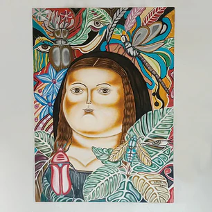 La dama de la naturaleza﻿ – Óleo sobre lienzo