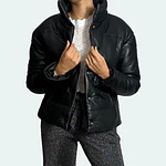 Parka puffa de cuero - Saville Row | Talla S