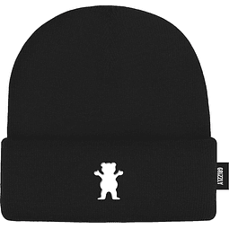 Gorro Grizzly - OG Bear Embroidered Beanie - Negro