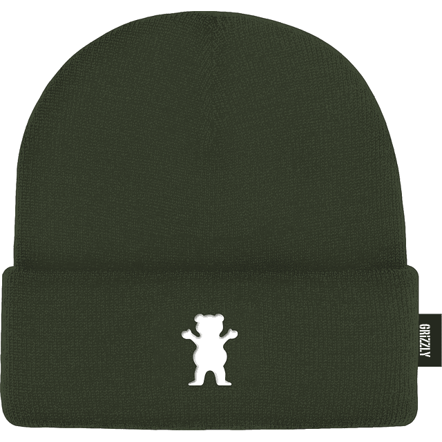 Gorro Grizzly - OG Bear Embroidered Beanie - Verde