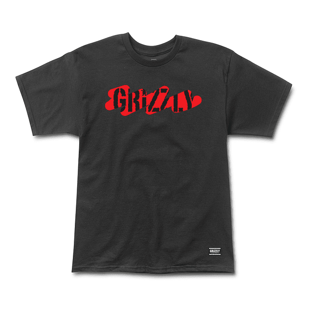 Polera Grizzly - Stay Ripping SS Tee - Negro