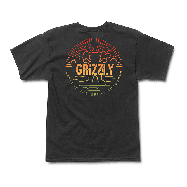 Polera Grizzly - Positive Iration SS Tee - Negro
