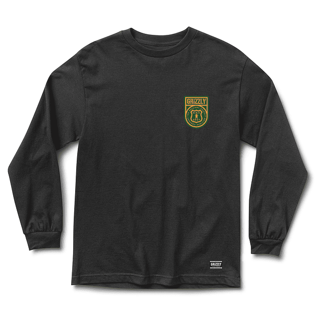 Polera Grizzly - Without A Trace LS Tee - Negro