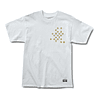 Polera Grizzly - Gold Dust SS Tee - Blanco
