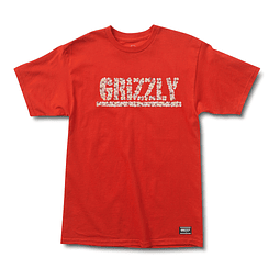 Polera Grizzly - Every Rose SS Tee - Rojo