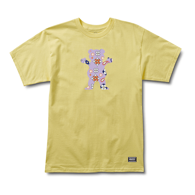 Polera Grizzly - When In Rome SS Tee - Amarillo